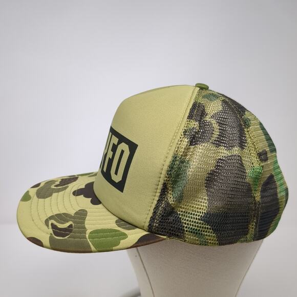 Rayfo Snapback Mesh Back Trucker Hat Multi One Size Camouflage Nissin - Picture 3 of 10